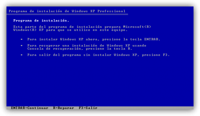 Instalar Consola De Recuperacion Windows Vista