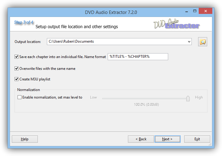 dvd audio extractor reset trial