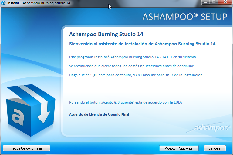 ashampoo burning studio 14 version 14.0.9