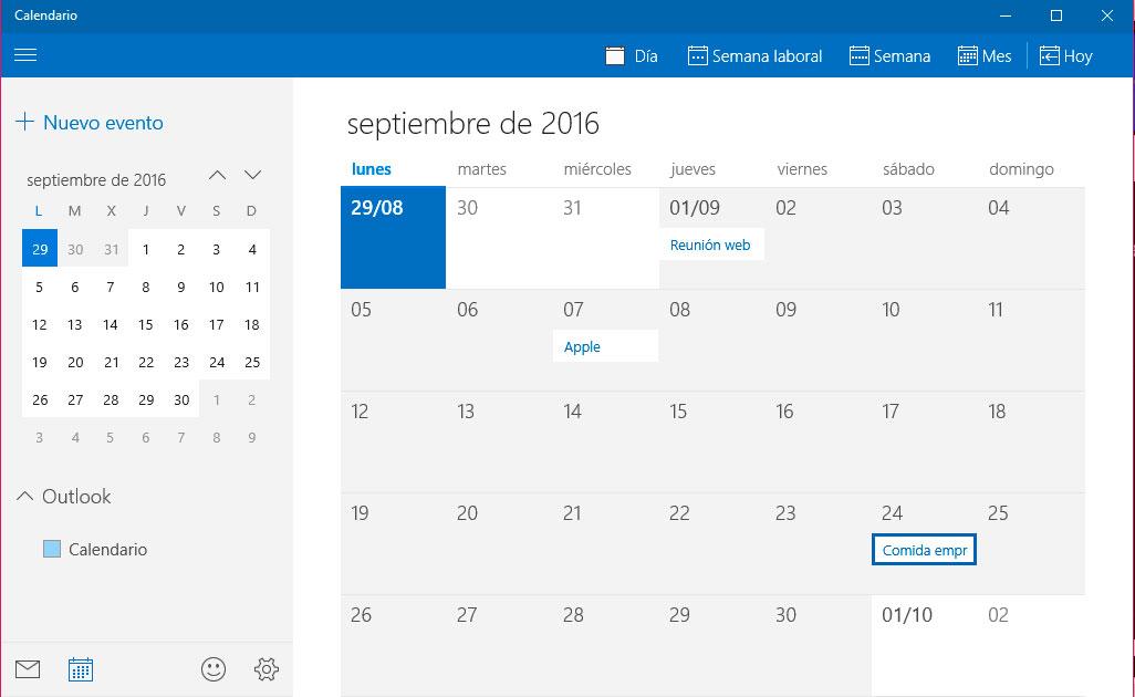Cómo importar archivos ICS al Calendario de Windows 10 con Calendar
