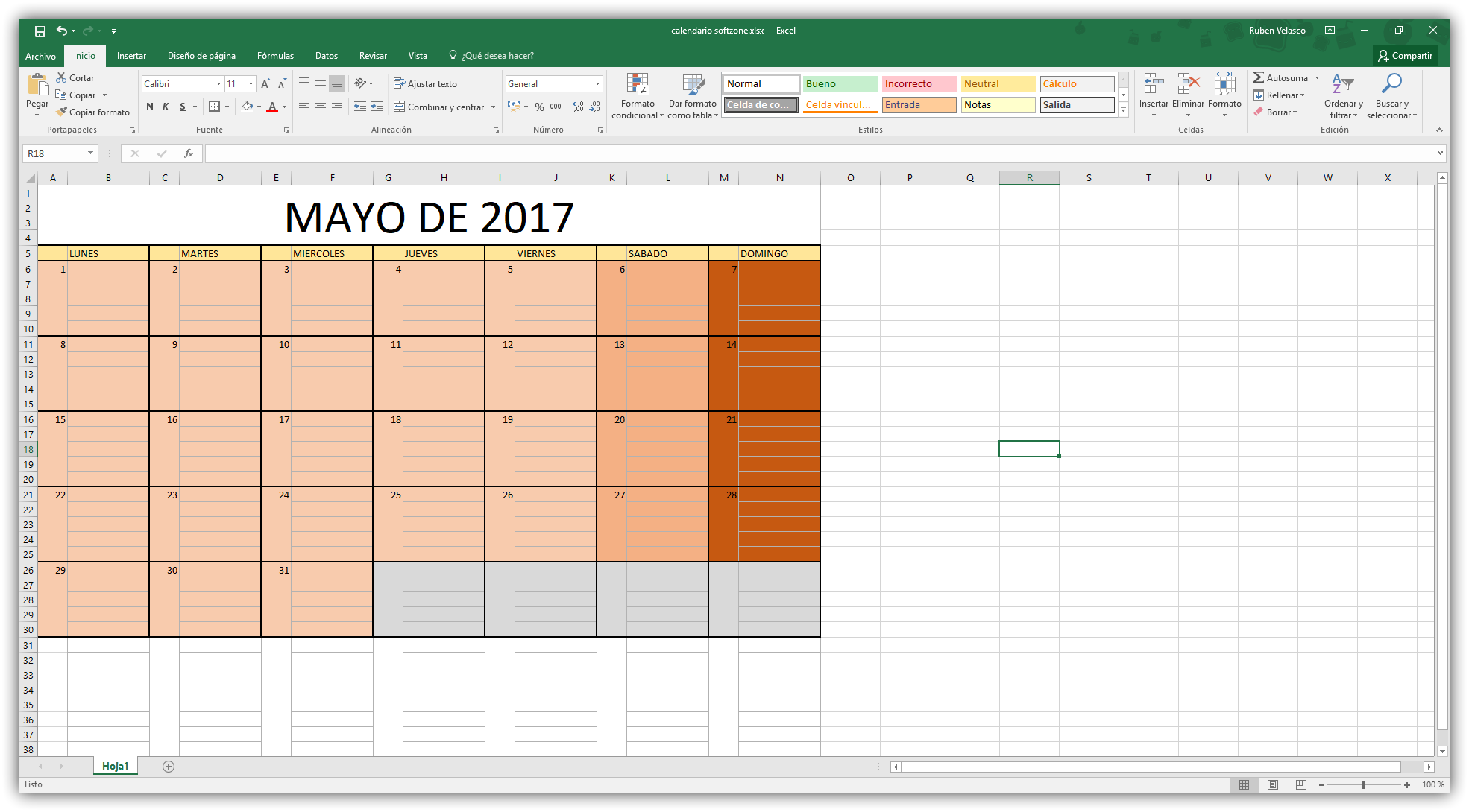 Excel Con Calendario 2023 En Pr IMAGESEE