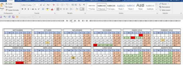 Cómo Crear Un Calendario Escolar En Microsoft Word Softzone 4945