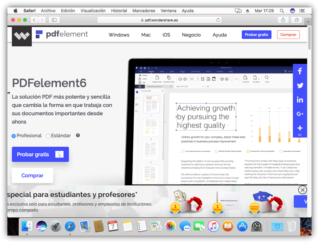 free for mac download Wondershare PDFelement Pro 10.1.5.2527
