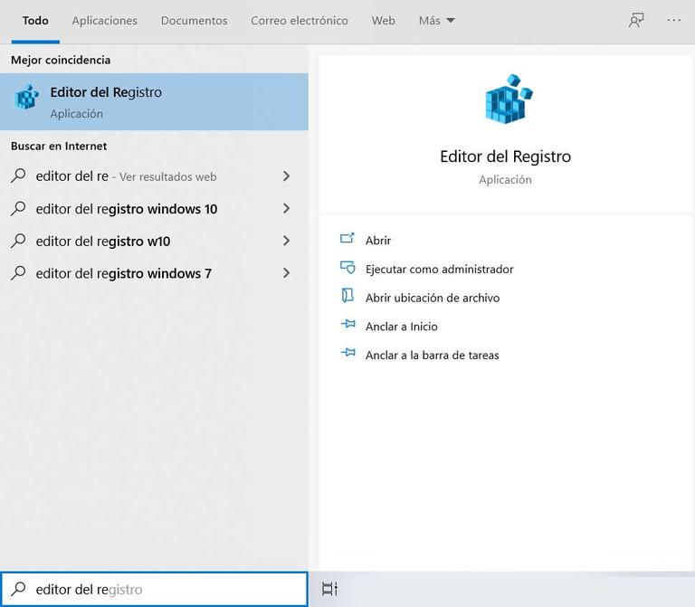 Cómo Acceder Al Editor Del Registro De Windows 10 3588