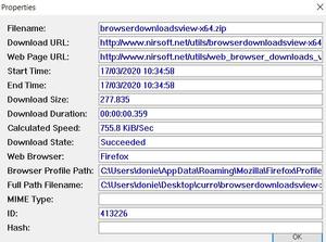BrowserDownloadsView 1.45 free download