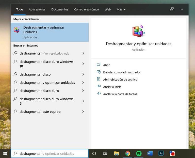 Desfragmentar Y Optimizar Discos Duros Y Ssd En Windows 10 1363
