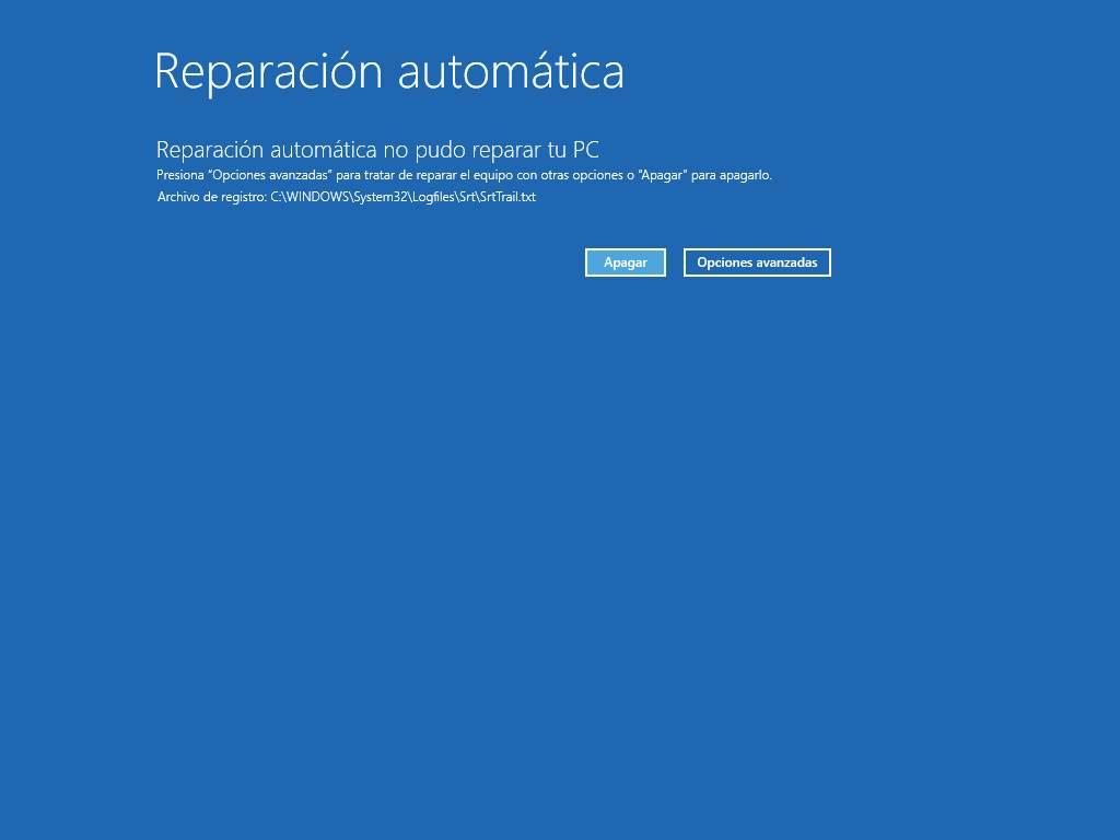 Desactivar La Reparación Automática De Windows 10 7212