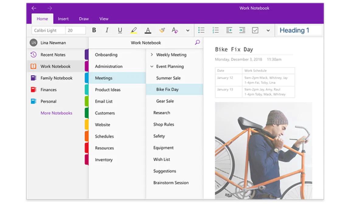 create a to do list in onenote
