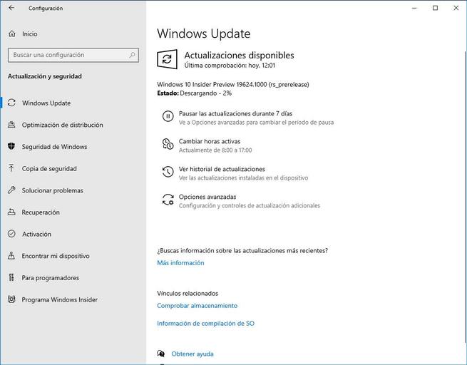 Windows 10 20h2 Build 19624 Novedades Y Correcciones 3594