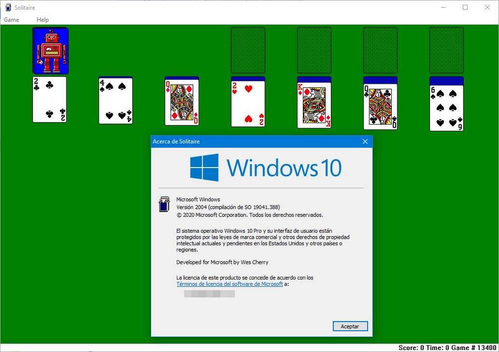 Jogo clássico de cartas 'Paciência voltará no Windows 10