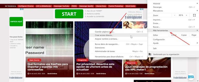 Cómo Crear Accesos Directos A Webs En Chrome Edge Firefox Y Más 1842