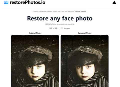 Restauración de un álbum de fotos, antes y después