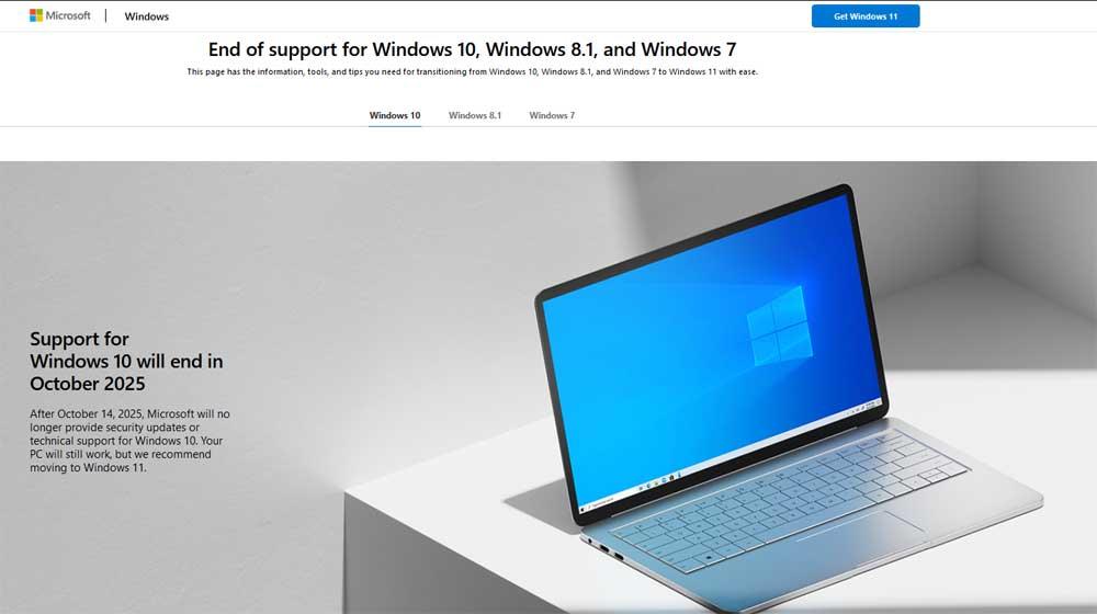 web Microsoft soporte