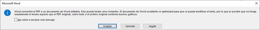 Editar PDF con Word