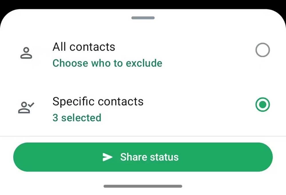 Opciones privacidad WhatsApp