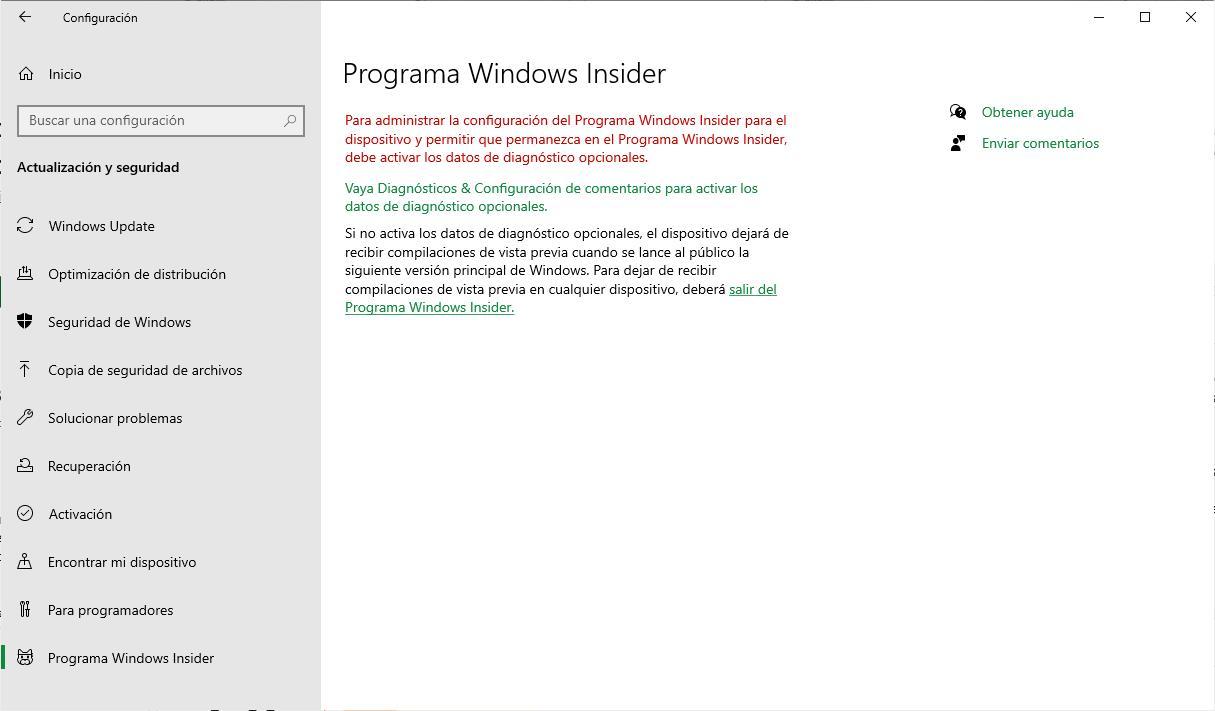 Programa Insider Windows