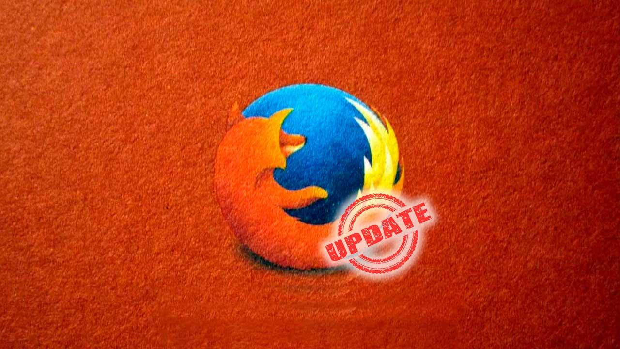 Logo Firefox con update